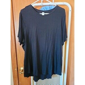 Old Navy- Women's Black Luxe T-Shirt- Size XL